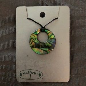 Nature’s 1 abalone shell necklace